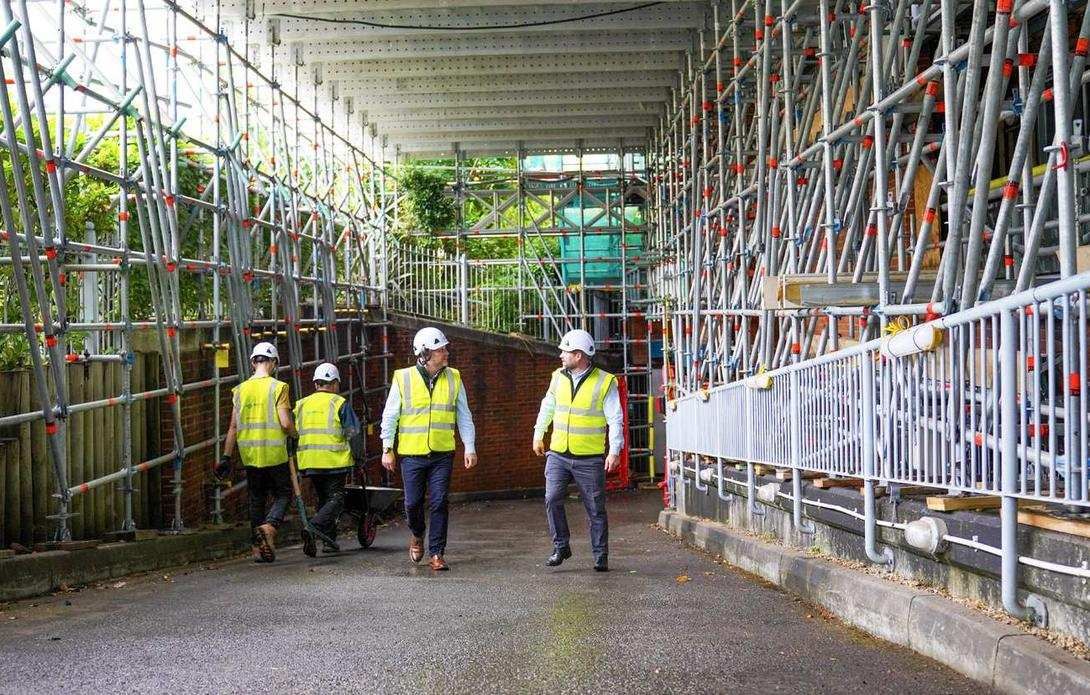 warwick house apartment block with balconies