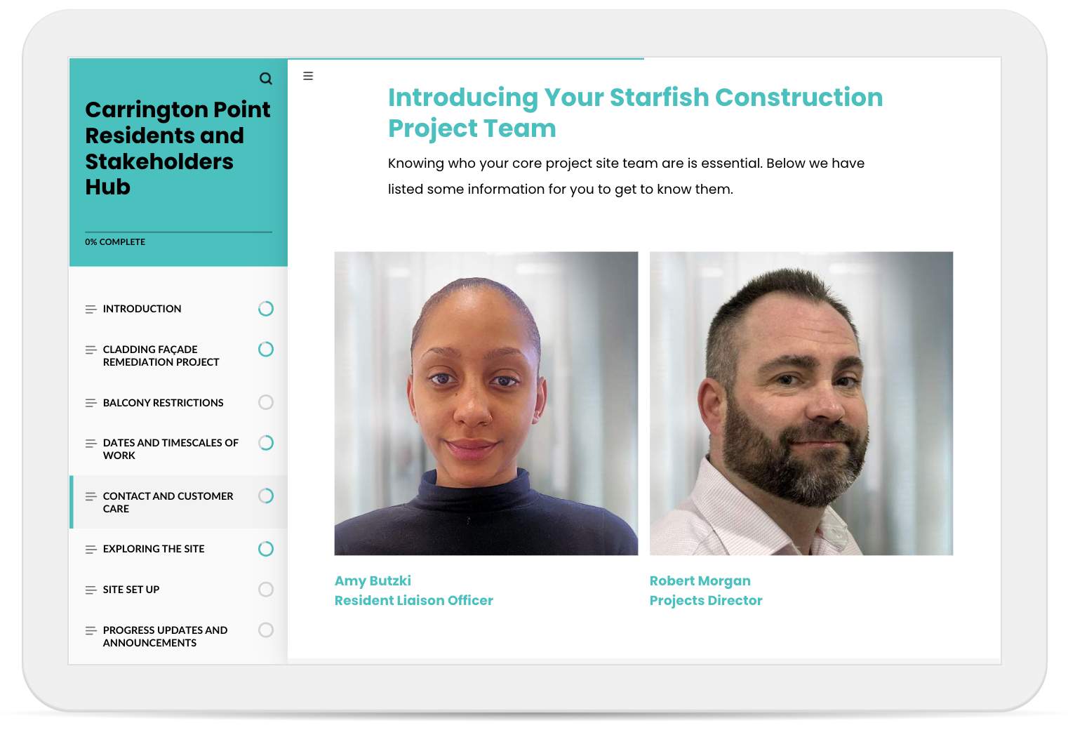 Introducing Our team