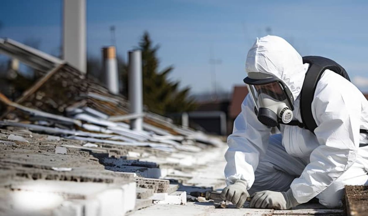 St Georges Island high rise flats with new facade