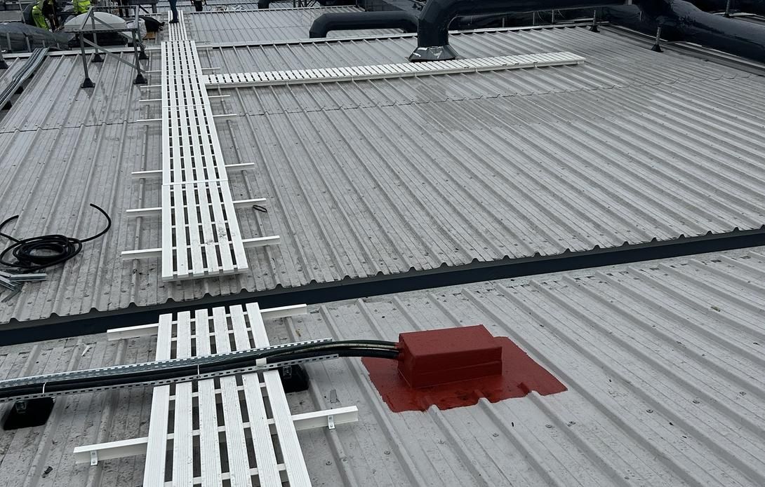 food production plant roof replacement