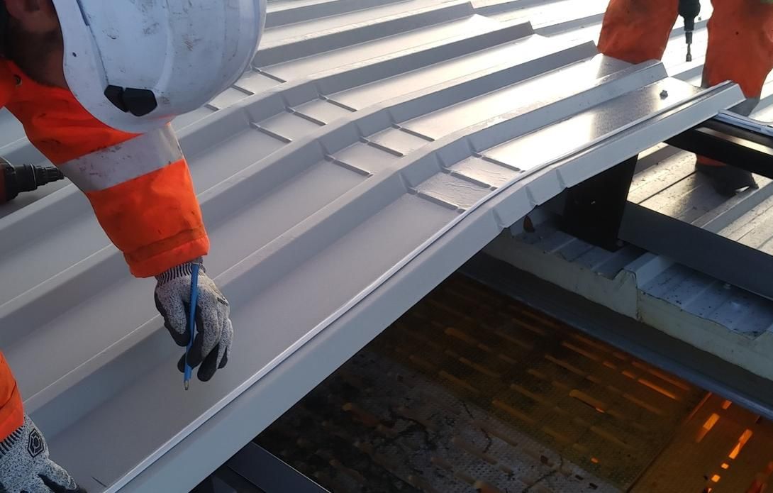 bonded warehouse reroofing