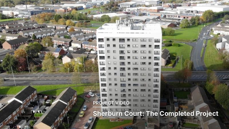 Sherburn Court, Leeds: Completed Façade and Window Replacement