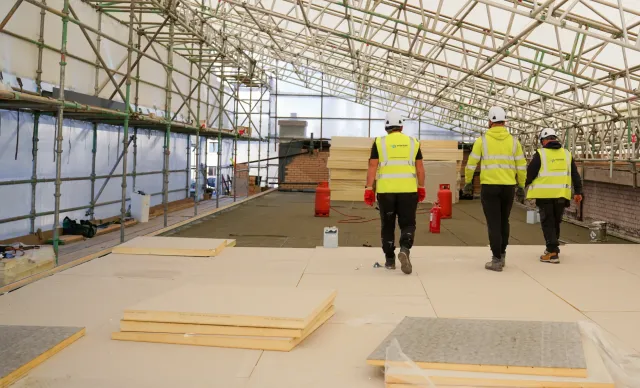 Starfish Construction RAAC team on site