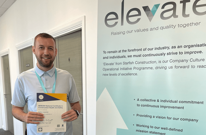 Nathan Jessimer Achieves NEBOSH qualification in Health and Safety Management for Construction