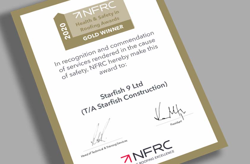 NFRC Gold Award Winner for six consecutive years demonstrates our commitment to safety